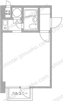 セントラル東銀座の間取図