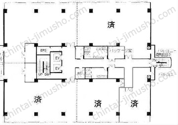 東武立野ビル7階の間取図