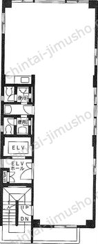 新大友ビル4階の間取図