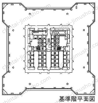 横浜ランドマークタワーの間取図