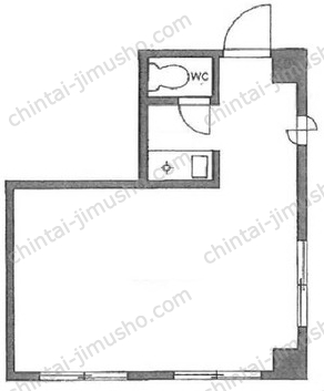 六本木ファイブビルの間取図
