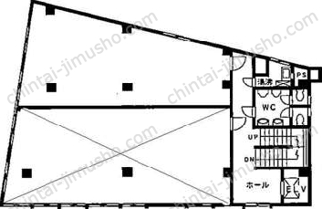 麻布台徳井ビルの間取図