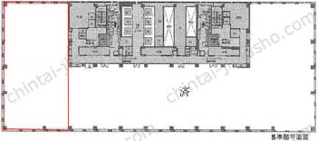 ダイバーシティ東京オフィスタワーの間取図