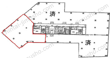 FORECAST 新宿SOUTH／CROSSCOOP新宿SOUTHの間取図