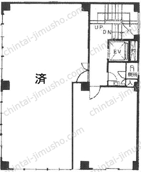 中村ビル7階の間取図