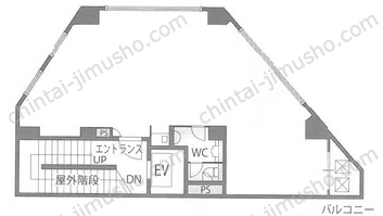 DeLCCS新宿御苑2階の間取図