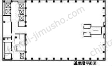 新宿三井ビルディング二号館6階の間取図