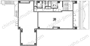 BIZcomfort元町ビルの間取図