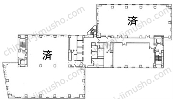新宿サンエービルの間取図