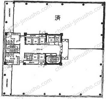 浜松町スクエアの間取図