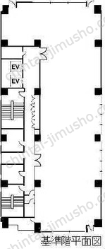 関内董友ビル9階の間取図