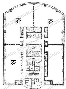 横浜東口ウィスポートビルの間取図