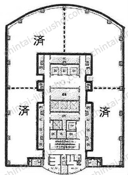 横浜東口ウィスポートビルの間取図