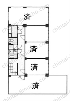 日高ビルの間取図