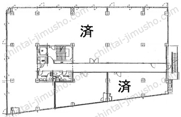 井門美竹ビルの間取図