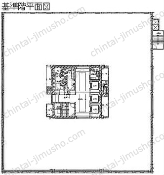 虎ノ門35森ビル7階の間取図