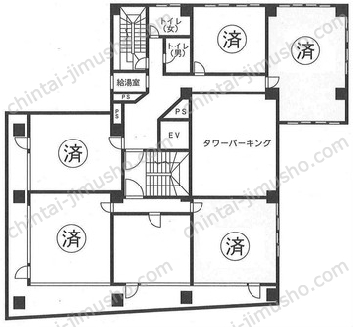大同ビルの間取図