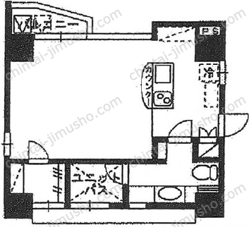 ヒルトップ壱岐坂7階の間取図