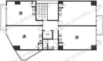 九段セントラルビルの間取図