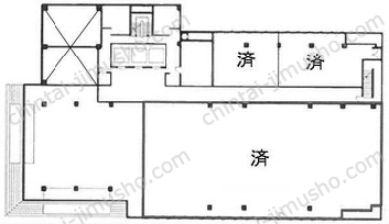A-PLACE馬車道の間取図
