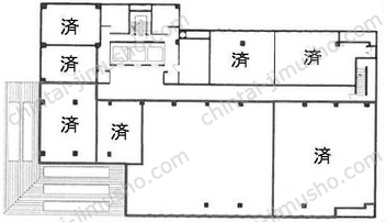 A-PLACE馬車道の間取図