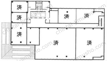 A-PLACE馬車道の間取図