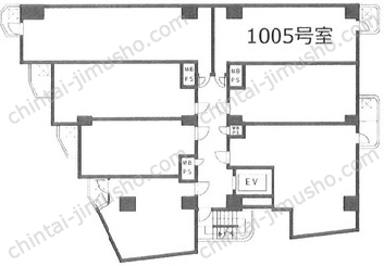 新宿ダイカンプラザ756の間取図