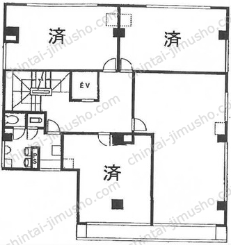 平和相互ビルの間取図