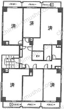 ラポール茅場町三恵ビルの間取図