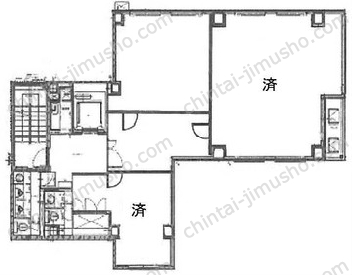 日本橋大江戸ビルの間取図