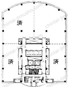 横浜東口ウィスポートビルの間取図