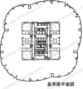 六本木ヒルズ森タワーの間取図