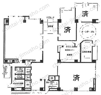 NBF小川町ビルディング1階の間取図