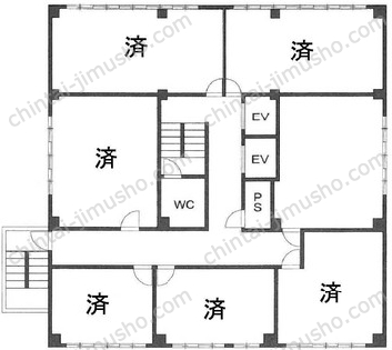 15山京ビルの間取図