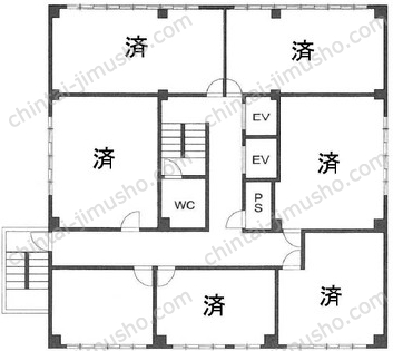 15山京ビルの間取図