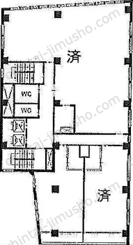 西脇ビルの間取図