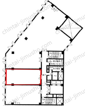 新宿国際ビルディング新館の間取図