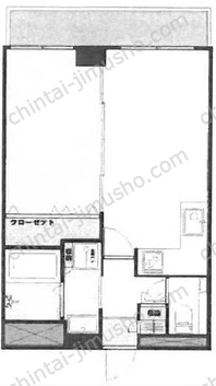 月村マンションNo.33の間取図
