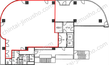 アコード新宿ビル7階の間取図
