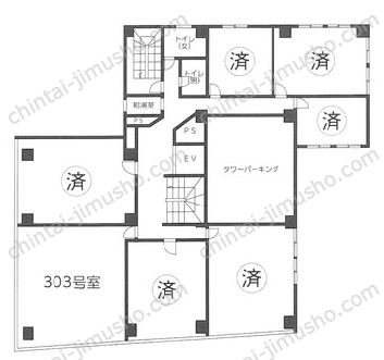 大同ビルの間取図