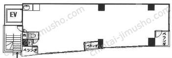 スカイコート中目黒3階の間取図