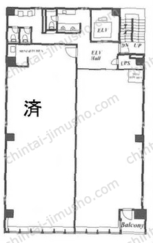 近鉄新宿御苑ビルの間取図
