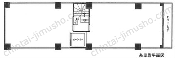 （仮称）南長崎2丁目貸事務所の間取図