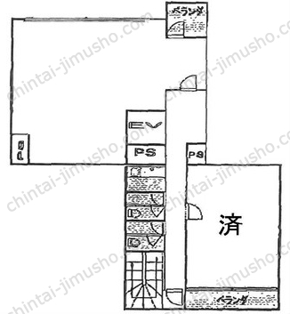 RKビルの間取図