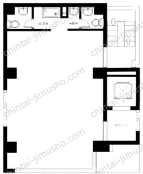 ル・グラシエルBLDG.605階の間取図