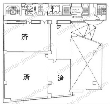 川浅ビルの間取図