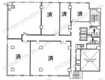 日総第5ビルの間取図