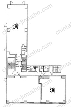 日総第8ビルの間取図