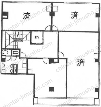 平和相互ビルの間取図