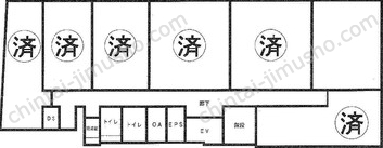新宿タツミビルの間取図